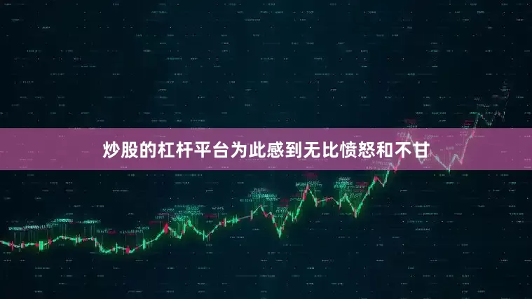 炒股的杠杆平台为此感到无比愤怒和不甘